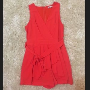 Dainty Hooligan orange romper